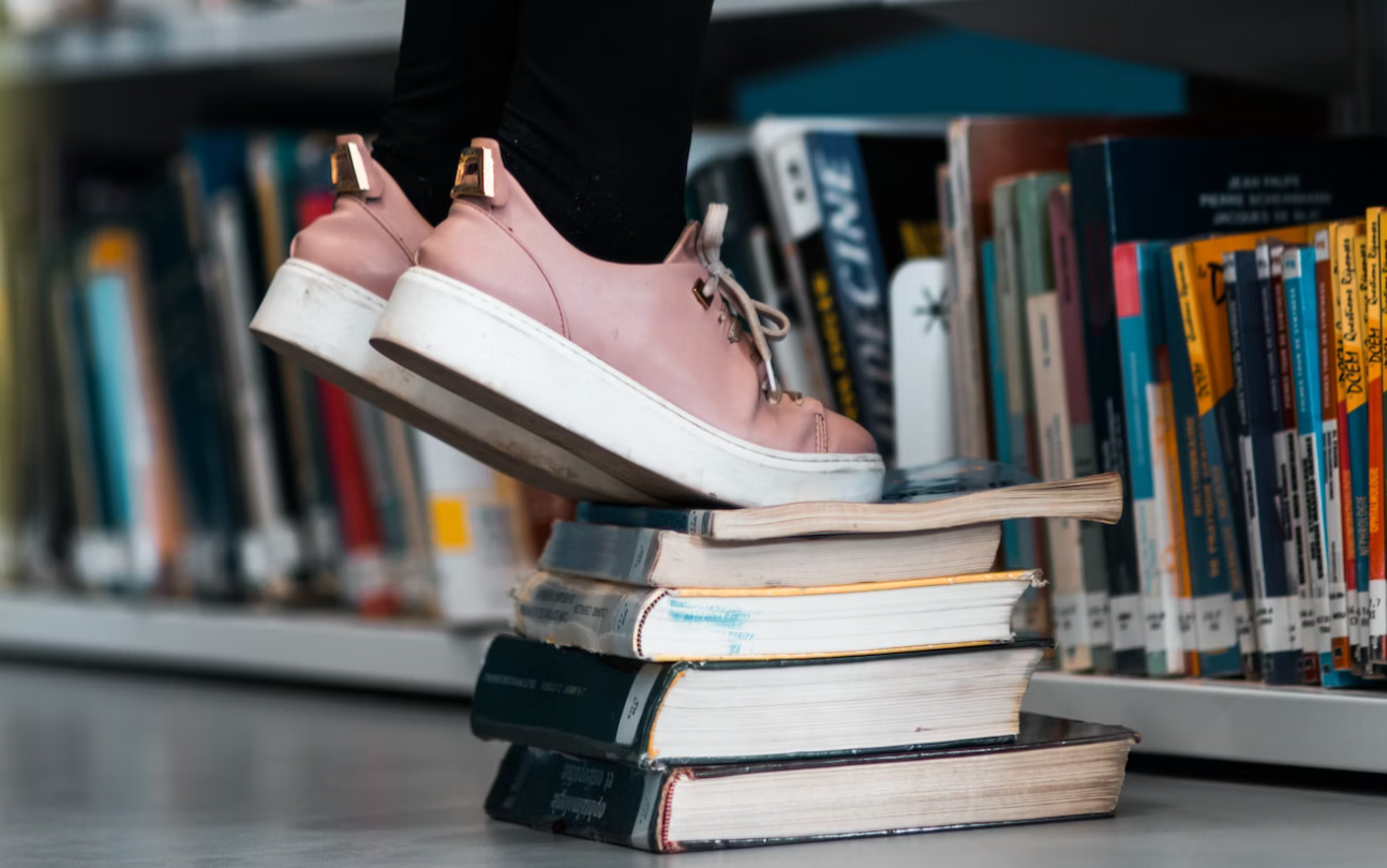 books, socks, and fashion